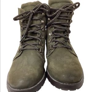 Steve Madden Gantra Boots Olive Size 8.5M